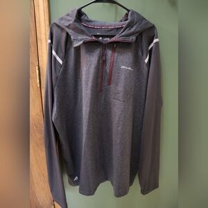 Eddie Bauer Motion Men's Gray Pullover Jacket